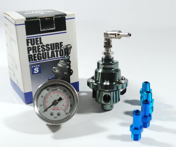 TOMEI TYPES Fuel Regulator with Pressure Meter